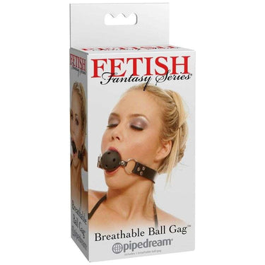 Maschera Bavaglio Traspirante Fetish Fantasy con Cinturino Regolabile